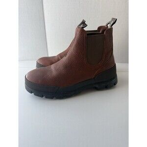 Ralph Lauren - POLO OSLO LAUREN TAN COLOR LEATHER CHELSEA MEN 10.5D Chunky